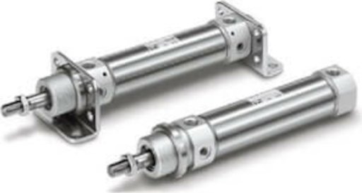 C(D)75, Silowniki pneumatyczne, dwustronnego dzialania, z pojedynczym tloczyskiem, standardowy